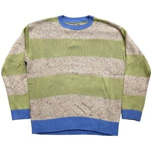 NWT Urban Outfitters Men’s Bar Stripe Crew Neck Sweater Medium